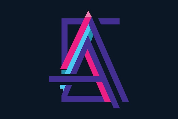 letter A Logo vector ontwerpsjabloon