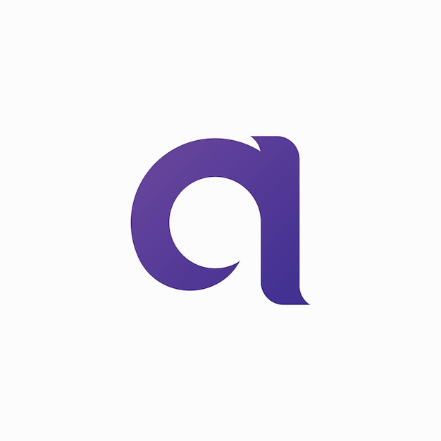 Letter A logo vector sjabloonelement