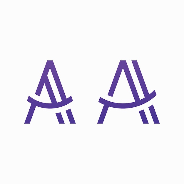 Letter A logo vector sjabloonelement