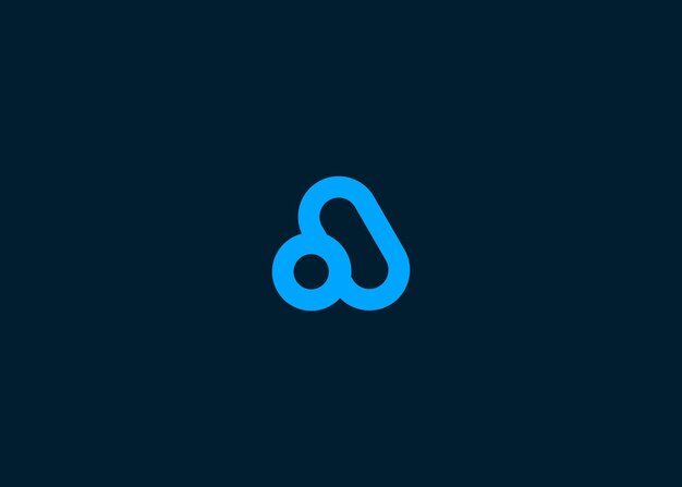 letter a tech logo ontwerp vector illustratie sjabloon