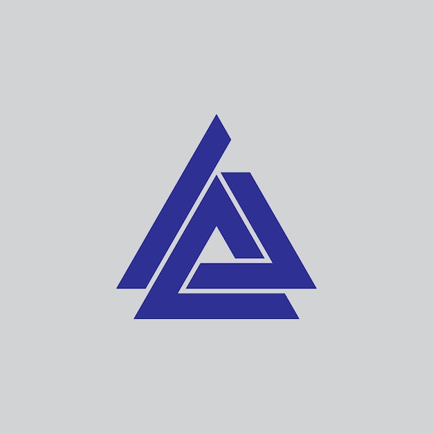 Disegno del logo vettoriale della lettera 'ag' 'ga'
