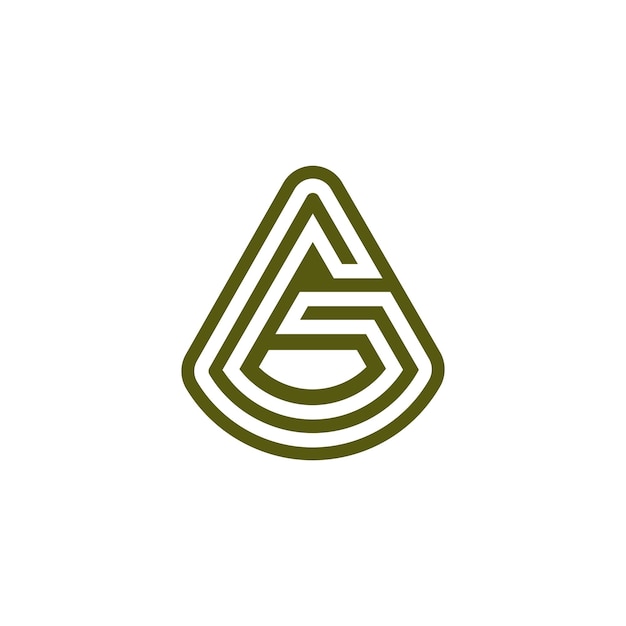 Letter AG of GA-logo