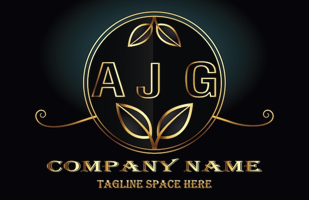 Vector letter ajg logo