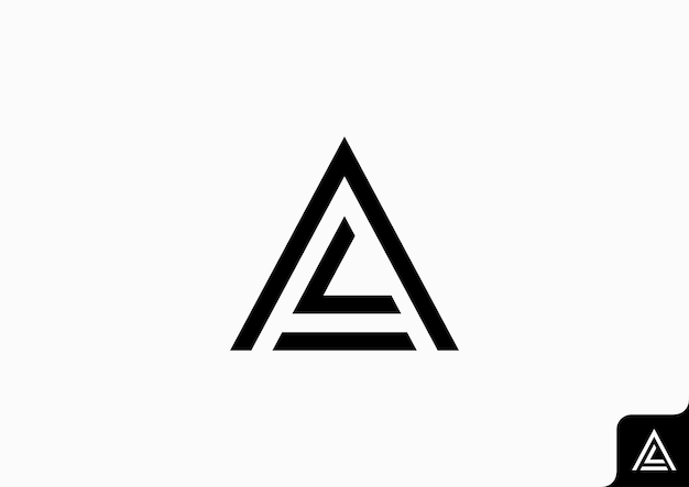 letter AL LA logo pictogram sjabloon ontwerpelement