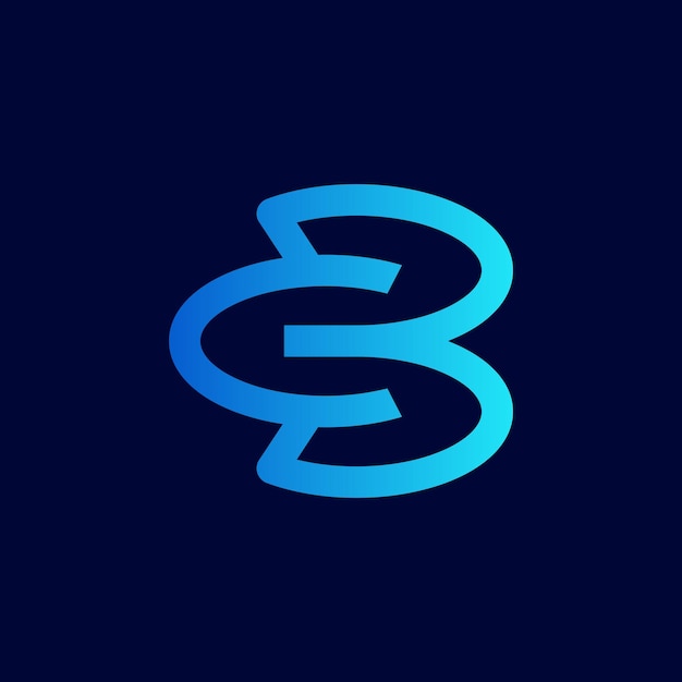 Letter B Bedrijf Vector Logo Design