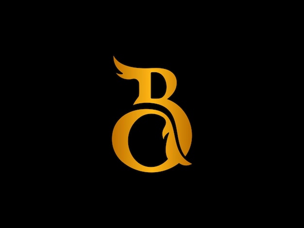 A letter b on a black background