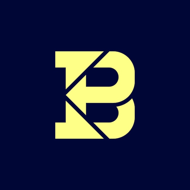 Letter B embleem Uniek en Premium Monogram