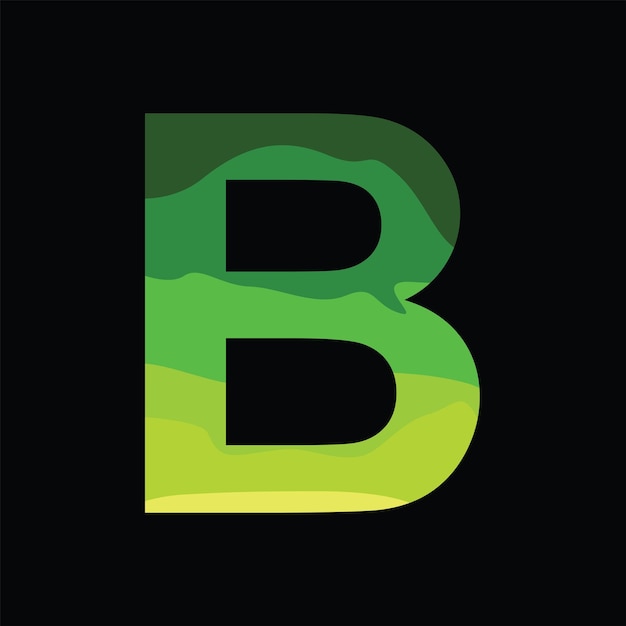 letter B free vector