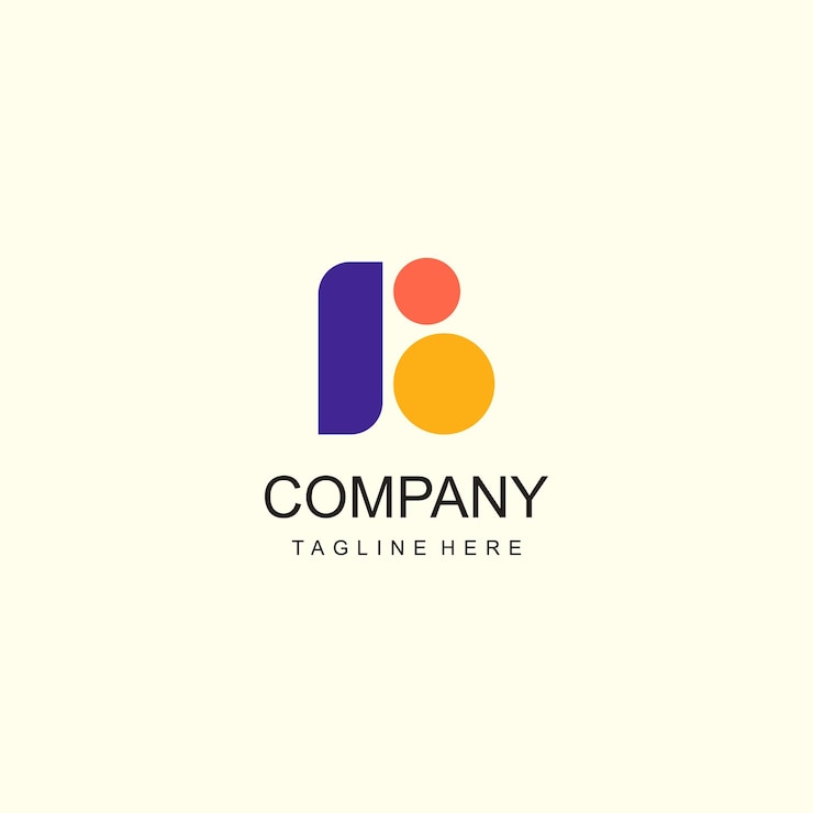 Vector letter b logo design element vector with modern style