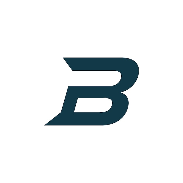 Letter B logo design template elements