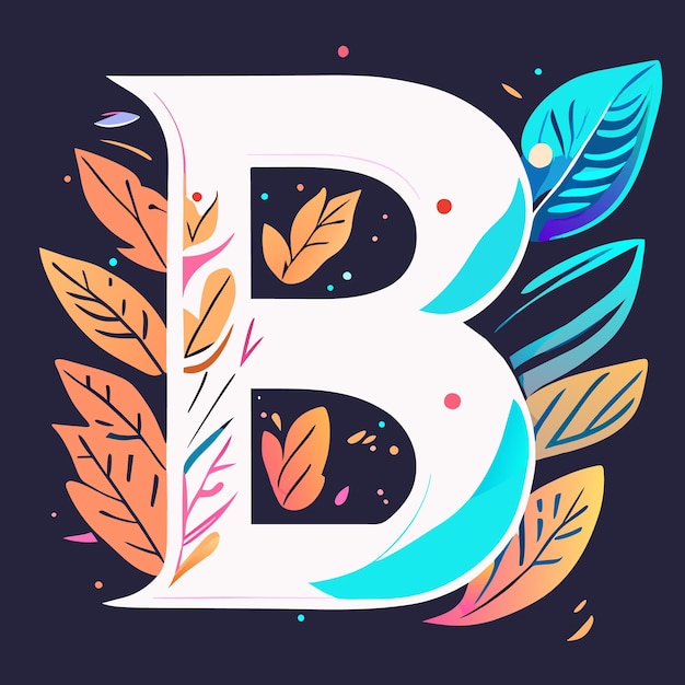 Letter B logo icon design template elements