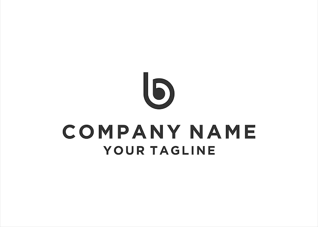 Letter B Logo ontwerp vectorillustratie