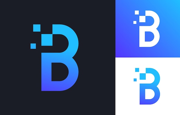 Letter B-logo ontwerpsjabloon