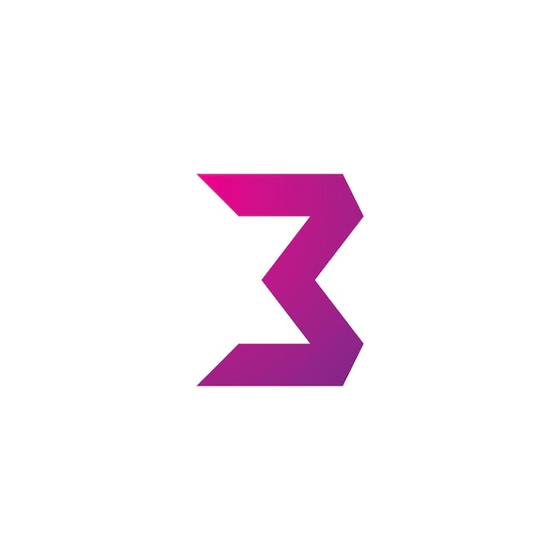 Letter B logo pictogram ontwerpsjabloon Creatief B logo symbool