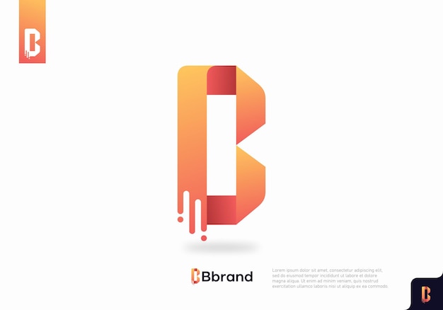 Letter B logo pictogrammalplaatje