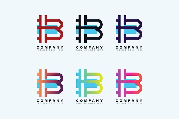 벡터 letter b logo vector design template