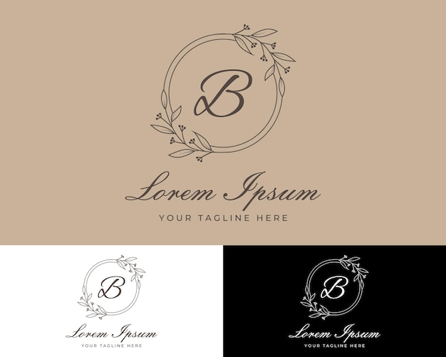 Letter B luxe premium-logo.