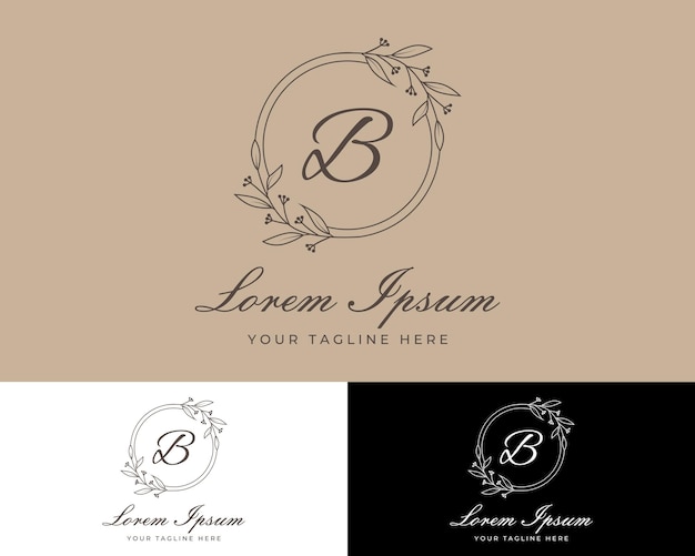 Vector letter b luxe premium-logo.