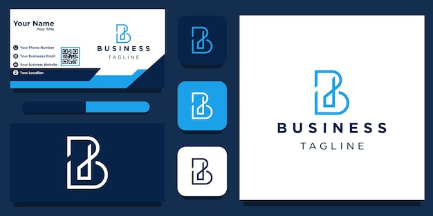 Буква b современный дизайн логотипа b логотип будет использоваться для вашего фирменного стиля или т. д.