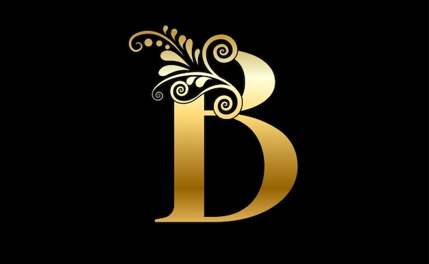 Letter B mooie logo ontwerp sjabloon