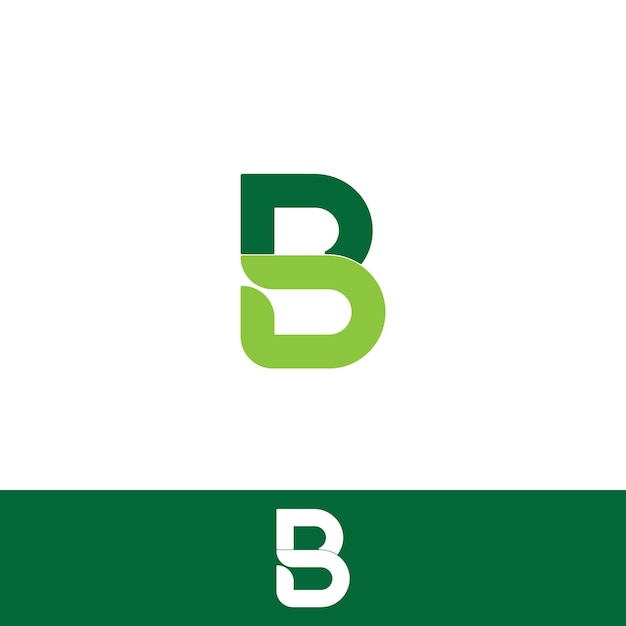 Letter B mooie logo ontwerp sjabloon