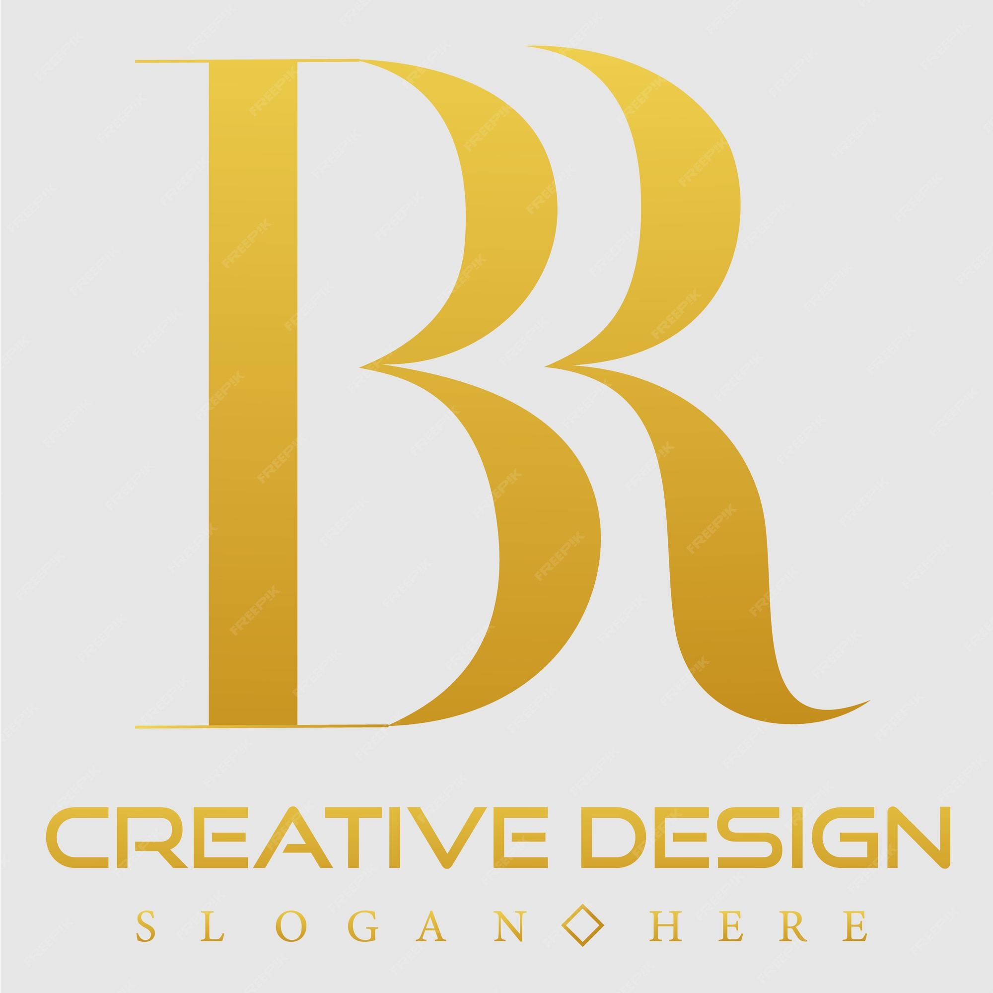 Premium Vector | Letter b and r logo design vector image download today