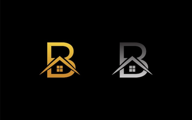 Letter B Real Estate Logo Design