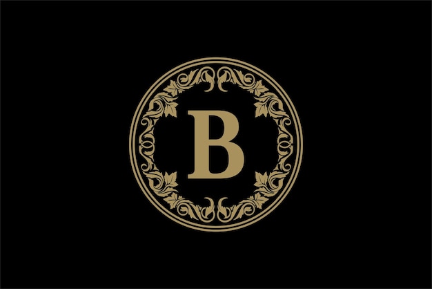 LETTER B VINTAGE LOGO CONCEPT