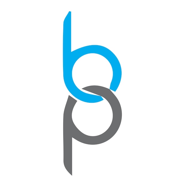 Premium Vector | Letter bp logo design vector image template