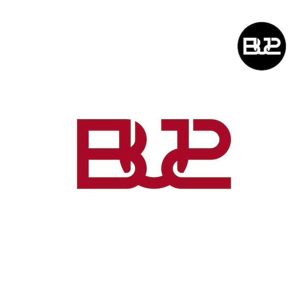 Letter BU2 Monogram Logo Ontwerp