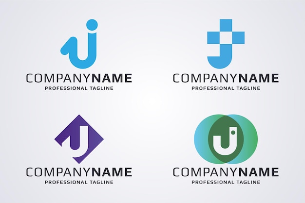 Vector letter bundle logos