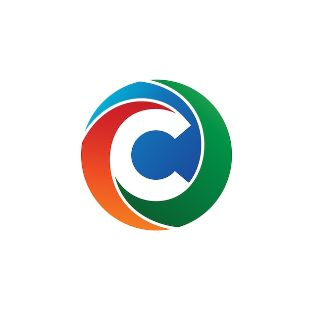 Letter C Circle Logo Vector