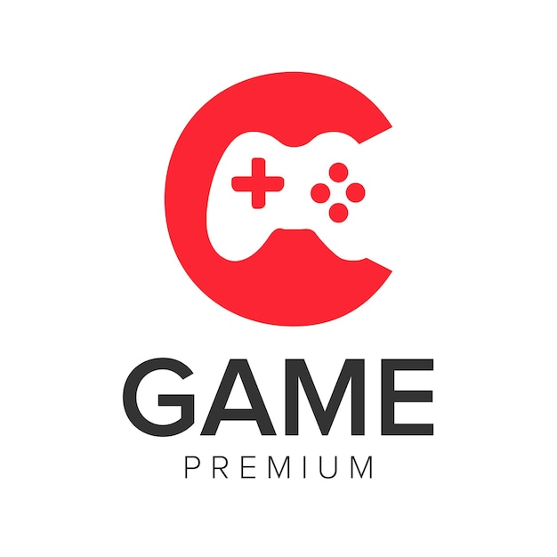 Letter C game logo icon vector template