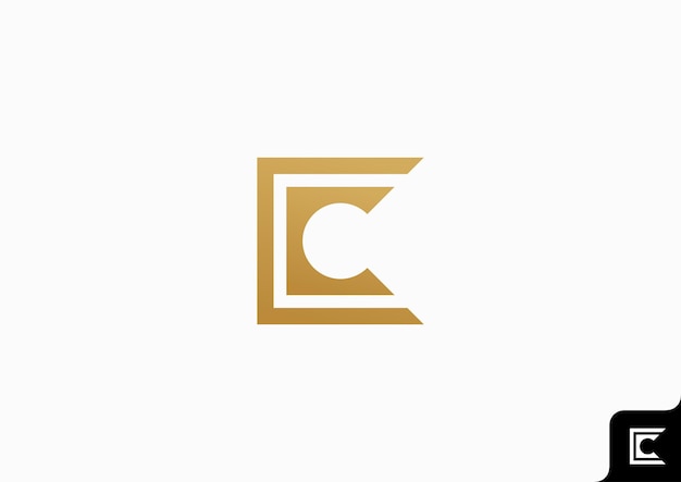 Letter C icon logo design