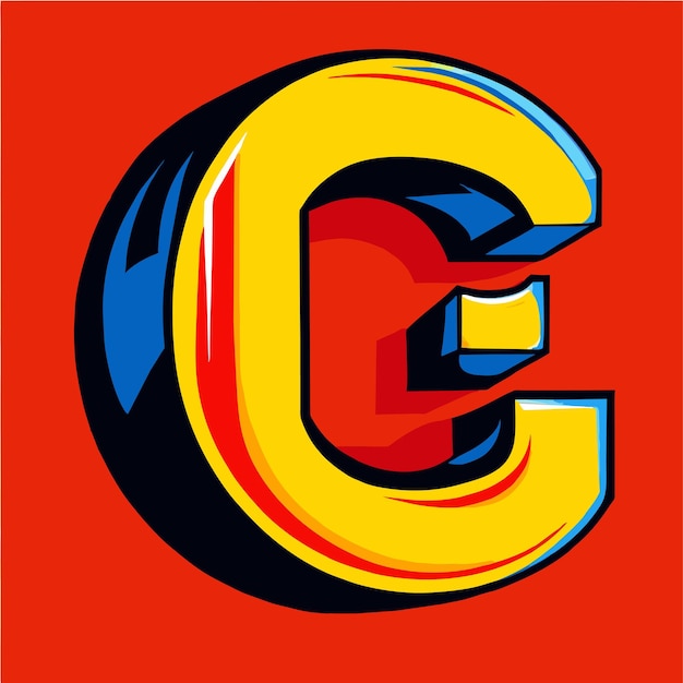 Vector letter c logo design or c logo or logo c