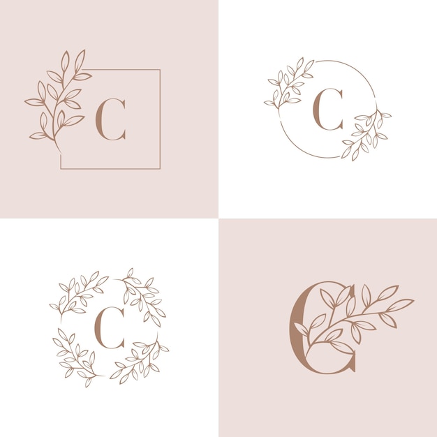 Letter c logo design vector illustration