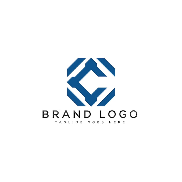 Дизайн векторного шаблона логотипа буквы C для бренда