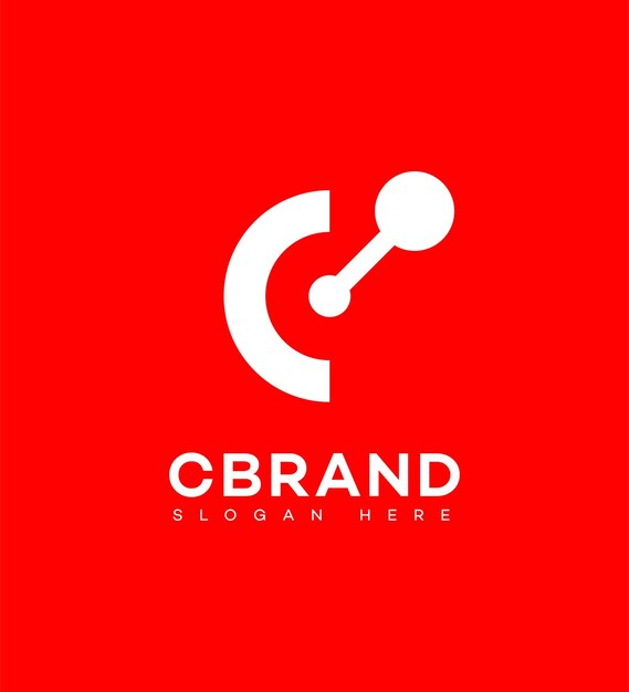Буква C Логотип Икона Идентификационный знак бренда