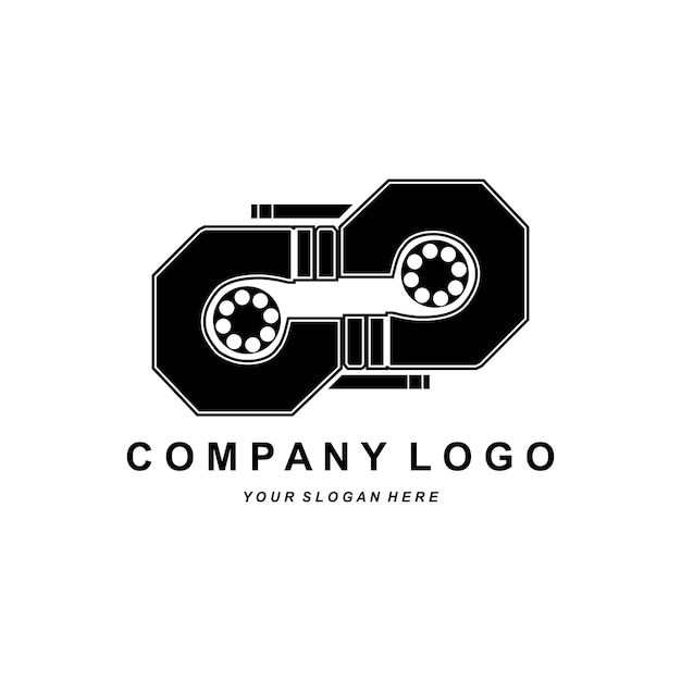 Vector letter c logo vector pictogram alfabet illustratie van company brand design zeefdruk sticker