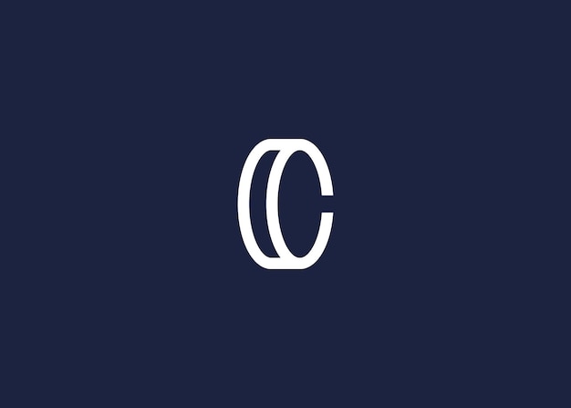 letter c met munt logo icoon ontwerp vector ontwerp sjabloon inspiratie