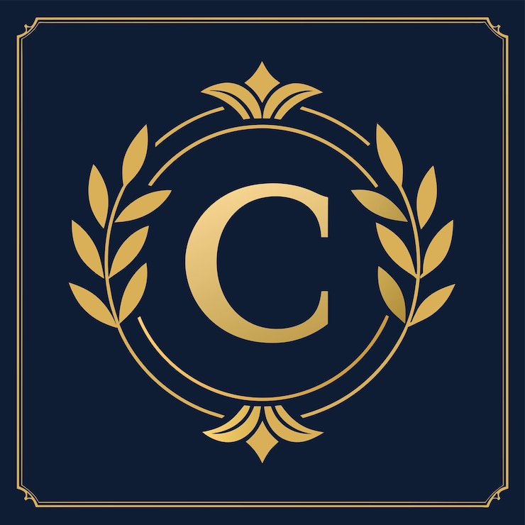 Vector c 문자 현대 로고 디자인 터 아이콘 일러스트레이션