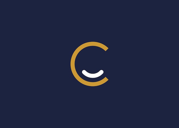 letter c smile logo icon design vector design template inspiration