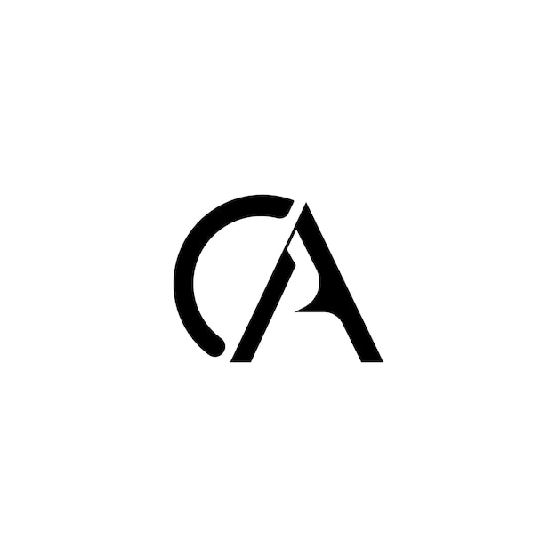 Vector letter ca logo