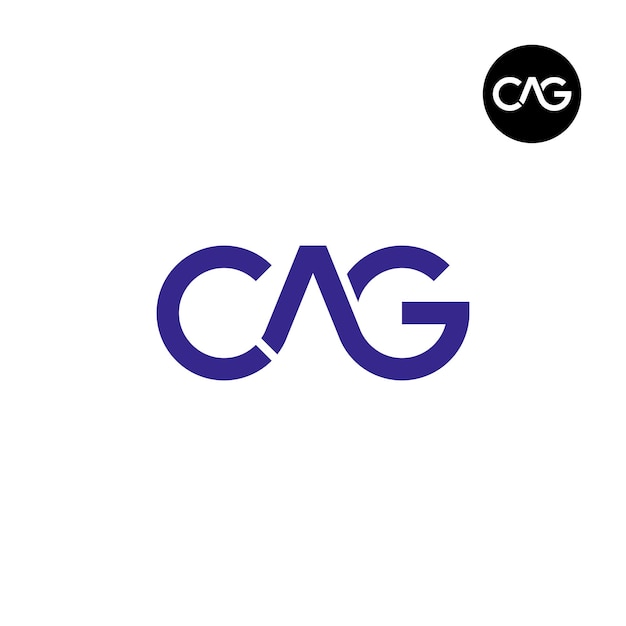 Letter CAG Monogram Logo Ontwerp