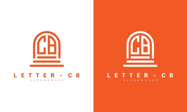 Letter cb logo icon design template premium vector premium векторы