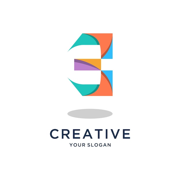 Letter ce logo ontwerp