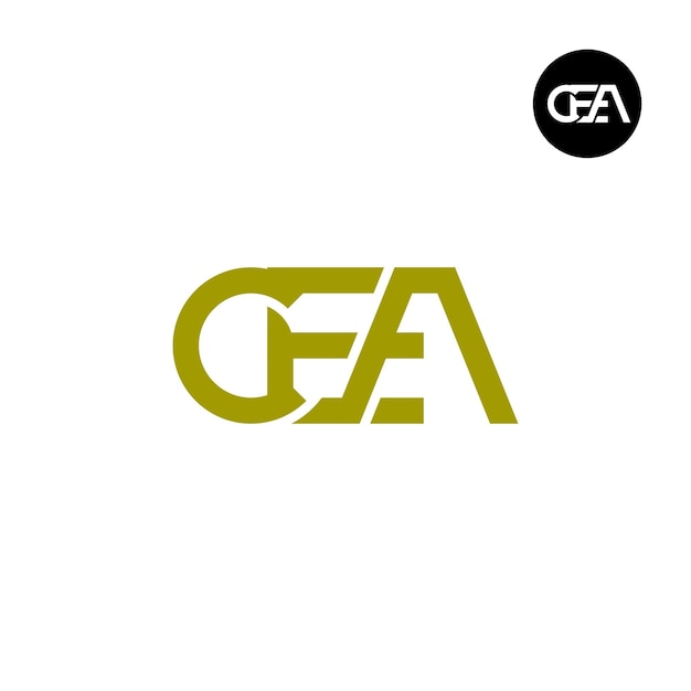 Letter CEA Monogram Logo Design