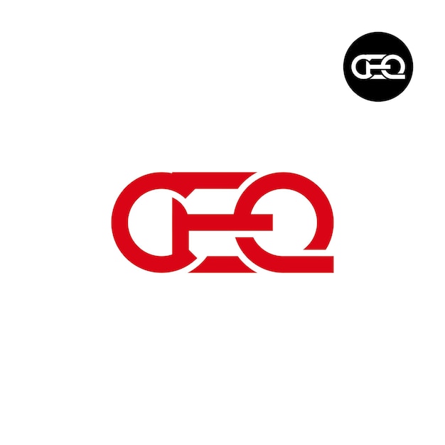 Letter CEQ Monogram Logo Design