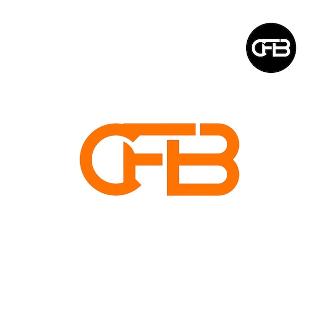 Letter CFB Monogram Logoontwerp