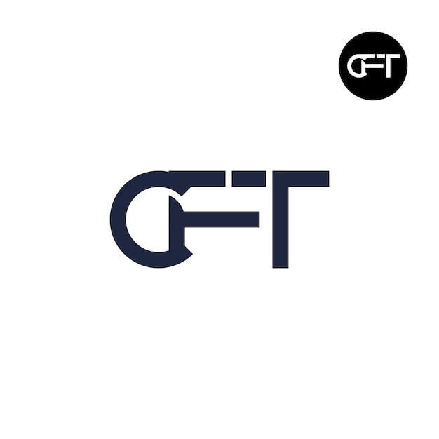 Дизайн логотипа буквы CFT Monogram